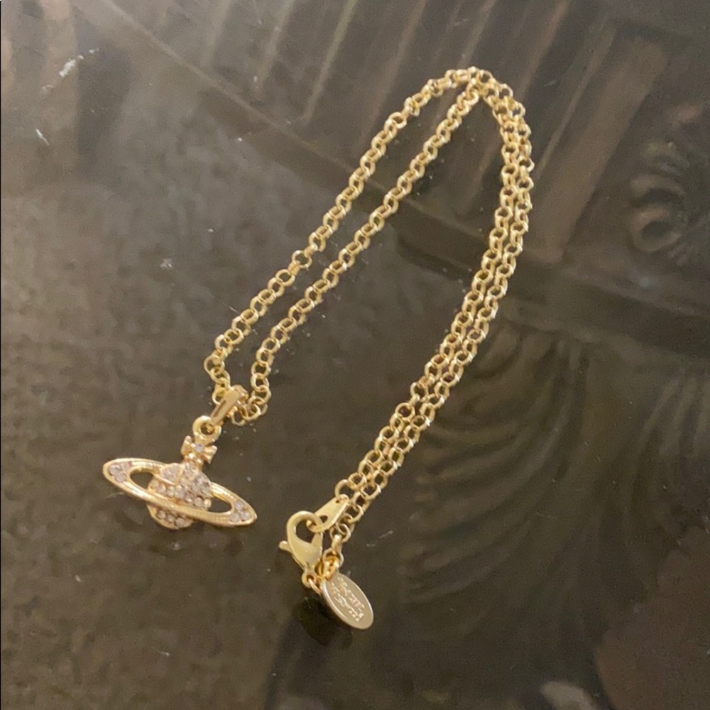 Vivienne westwood rhinstone necklace